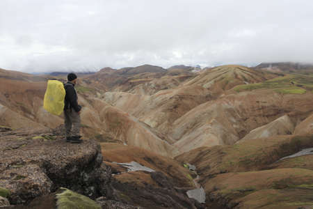 Iceland Hikingのeditorial素材