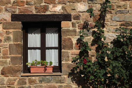 The Historic Mountain Village Barcena Mayorの写真素材