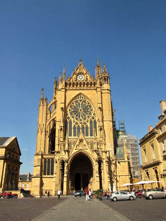 Cathedral in Metz Franceの写真素材