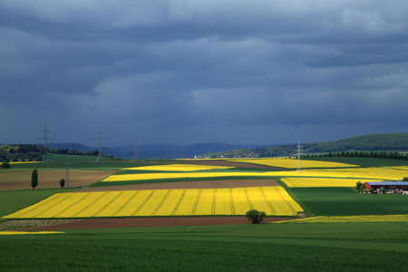 Autumn Fields in Germanyの写真素材