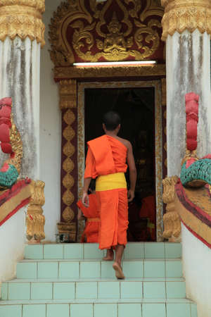 Monks in Bangkokのeditorial素材
