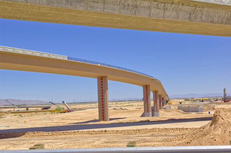 A section of the Loop 303 Bridge Interchange where it will meet the I-10 in Goodyear Arizona nearing...