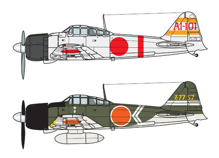 Aircraft color scheme. Illustrationのイラスト素材