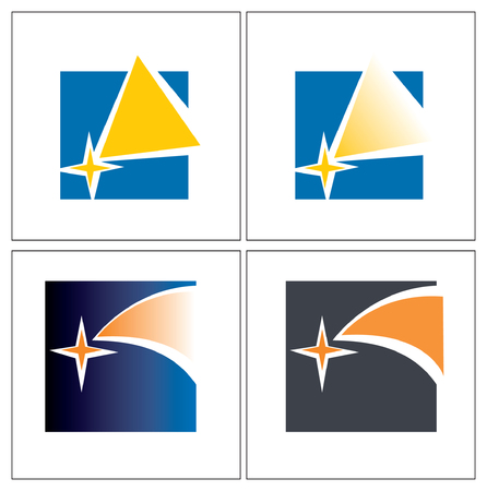 Comet. Vector samples for logoのイラスト素材