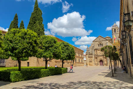 Exterior of the chapel of the Savior / Sacra Capilla del Salvador, Ubeda, Jaen, Spain. layout embodies the full funerary symbolism of the rotunda as an evocation of the Holy Sepulchre.のeditorial素材