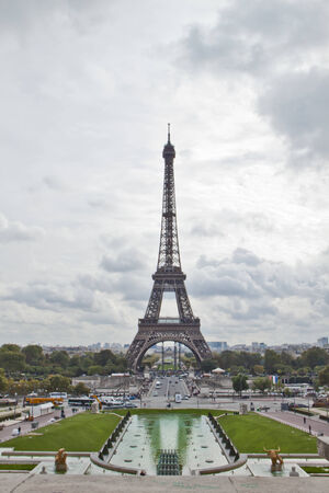 Beautiful Eiffel Tower Scene in Paris,Franceのeditorial素材