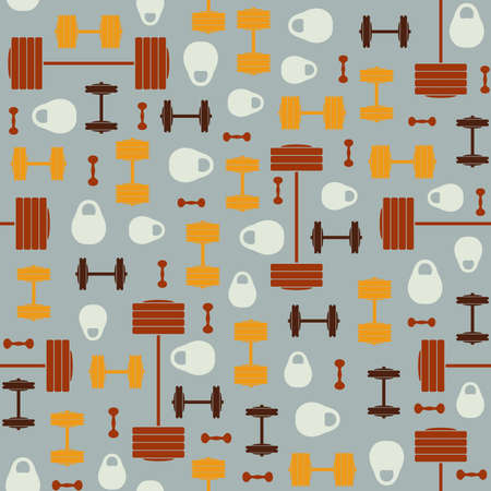 barbells and dumbbellsのイラスト素材