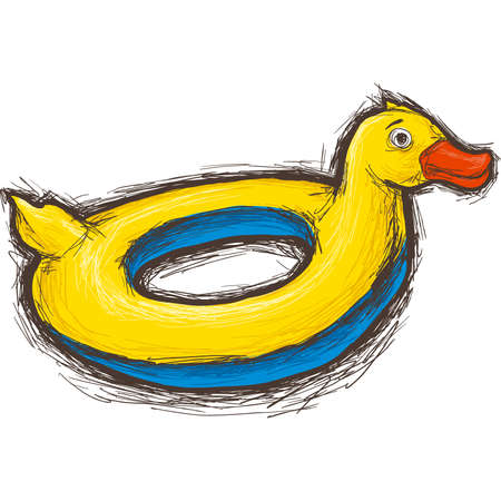 Swim ring のイラスト素材