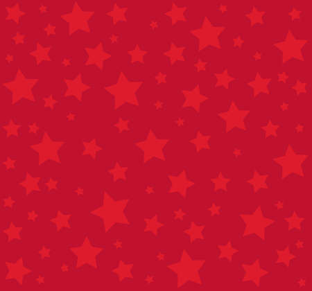 Red christmas seamless texture with starsのイラスト素材