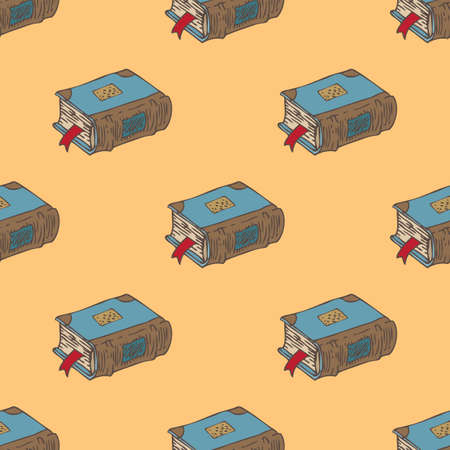 Books Seamless Patternのイラスト素材