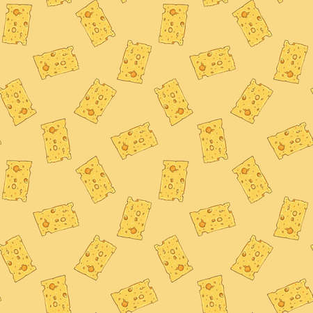 Cheese Seamless Patternのイラスト素材