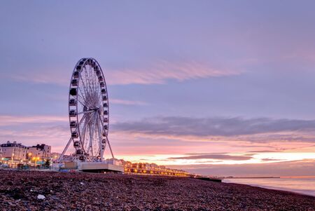 Brighton Wheel at sunrise  のeditorial素材