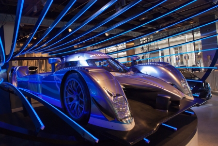 PARIS;FRANCE - MAY 26: Peugeot 908 HDI FAP in Auto Salon on May 26, 2011 in Paris. The Peugeot 908...