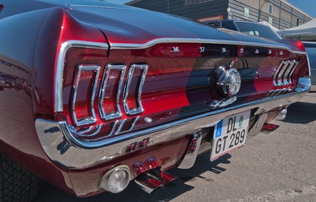 GRAZ, AUSTRIA-SEPTEMBER 11:Ford Mustang at American cars show -20th Crocodile Meeting; September 11,2011 in Kalsdorf bei Graz,Austria. のeditorial素材