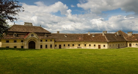  Old buildings of monastery Goettweig in Lower Austria, Austriaのeditorial素材
