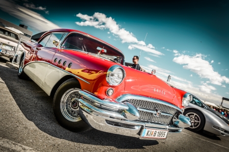 GRAZ-SEPTEMBER 14 Buick at American cars show - Crocodile Meeting September 14,2013 Kalsdorf bei Graz,Austria のeditorial素材