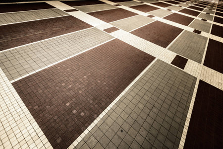 Modern stone street road pavement texture の写真素材