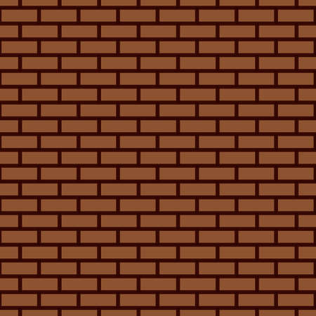 Vector red brick seamless pattern background texture. Vector illustration.のイラスト素材