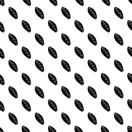 Black and white surfboard seamless pattern. Hand drawn illustration vector. Perfect for textile, wallpaper, fabrics, clothing and fashion print.のイラスト素材