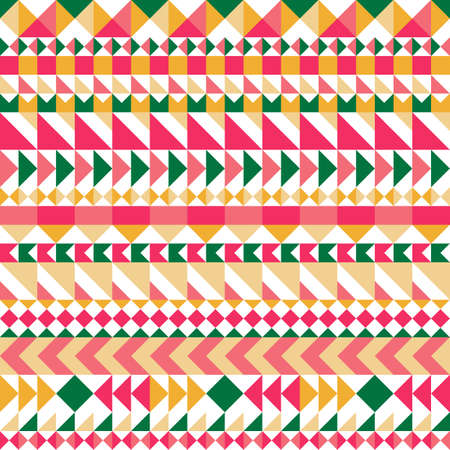 African fashioned seamless pattern. Perfect for print design, fabric, textile, wrapping paper, background and wallpaper.のイラスト素材