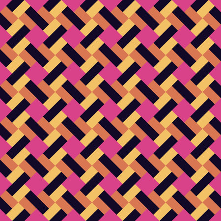 Weave seamless pattern. Stylish woven texture. Textile knitted repeat tiling wallpaper. Perfect for decorative fabric and clothing.のイラスト素材