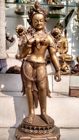 A Lady Vintage Sculpture の写真素材
