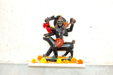 Shani dev is the Indian demigod of the planet Saturn.の写真素材