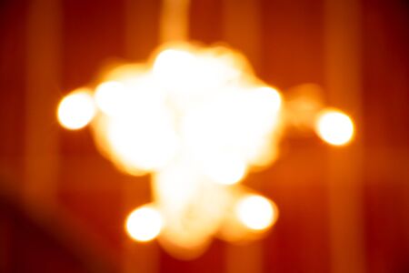 Light abstract bokeh background by blur or defocused at light element use for background or wallpaper in new year diwali christmas marriage celebrationの写真素材