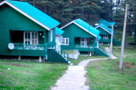 A Popular Indian hill station destination - Patnitop, jammuの写真素材