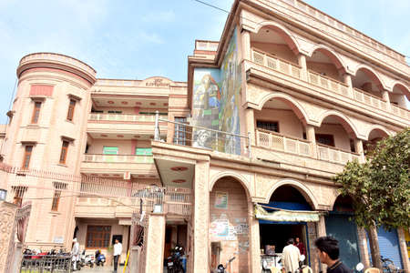 Hansi, hisar, haryana, february 2019 : Front view of Jat Dharam Shala Buildingのeditorial素材