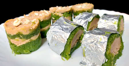 Doodhi ki Barfi Indian sweet dish.bottle gourd barfi, ghiya barfi, loki barfiの写真素材