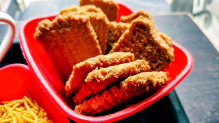 Wheat (Atta) biscuit, cookies, white flour biscuit. Indian biscuits popularly known as Chai-biscuit...