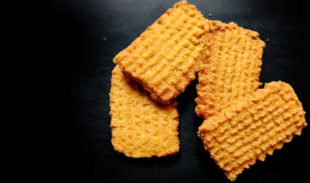 Wheat (Atta) biscuit, cookies, white flour biscuit. Indian biscuits popularly known as Chai-biscuit...