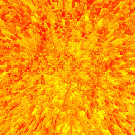 A Illustration of orange and yellow geometric backgrounds abstractの写真素材