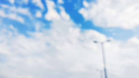 A soft blurred sky colored abstract backgroundの写真素材