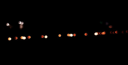 An image of multicolored night light bookeh effect