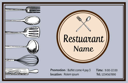 kitchenware decorataion template retro claasic style,illustration EPS10のイラスト素材