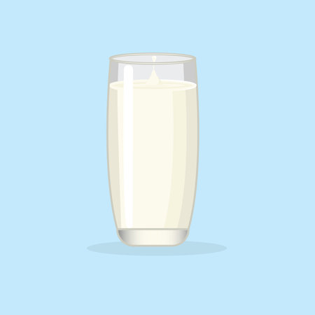 Illustration Vector graphic of a glass milkのイラスト素材