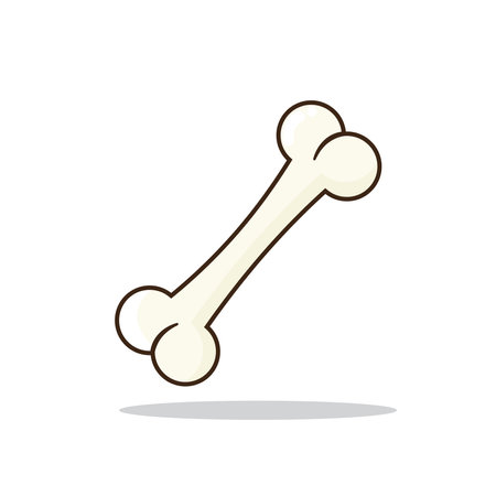 Vector illustration of pet bone cartoon designのイラスト素材