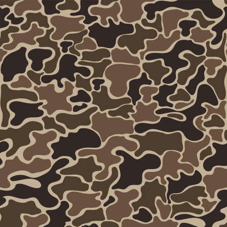 Camouflage seamless pattern. Vector illustration. Military armyのイラスト素材