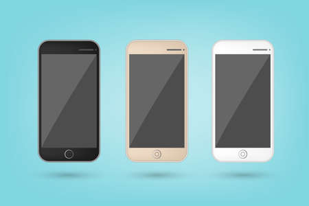 collection of smartphone vector のイラスト素材