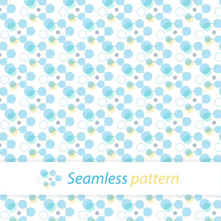 seamless texture design with pattern  blue and yellow color mixのイラスト素材