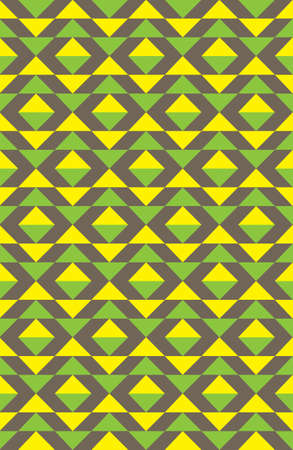 yellow patternのイラスト素材