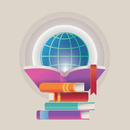 illustration and design concept icons for web and mobile services and apps. Icons for education, online education, online learning, learn to think.のイラスト素材