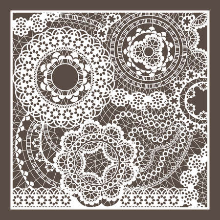 Seamless pattern lace.のイラスト素材