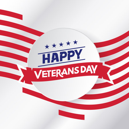 Veterans day design, vector illustration eps 10. Happy veterans day background.のイラスト素材