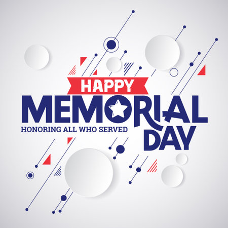 Memorial day background. Vector illustration for your design. Eps10のイラスト素材