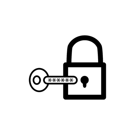 Internet icon, protect icon, cloud mail secureのイラスト素材
