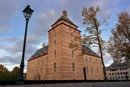 Castle of the Dukes of Brabant in Turnhout, Belgium. Nowadays used as Court of Justiceのeditorial素材