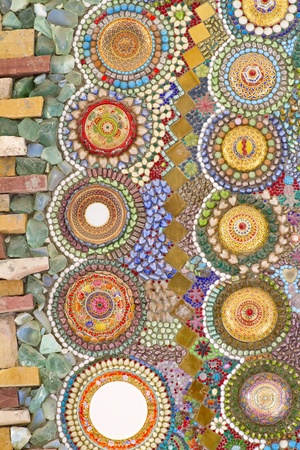 The beautiful colors of the walls made of crystalの写真素材